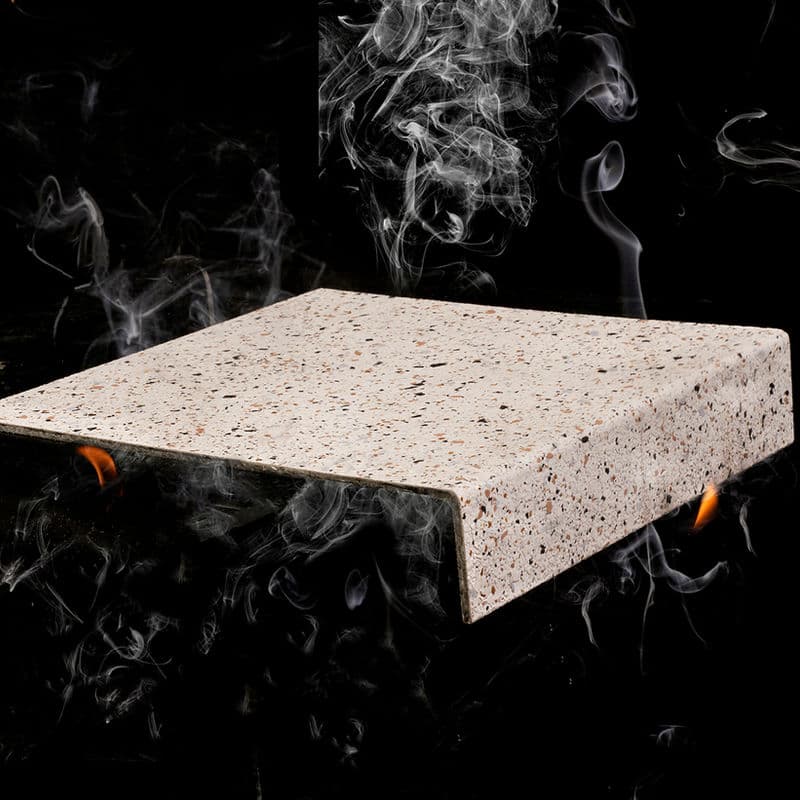Fire-safe overlay treads
