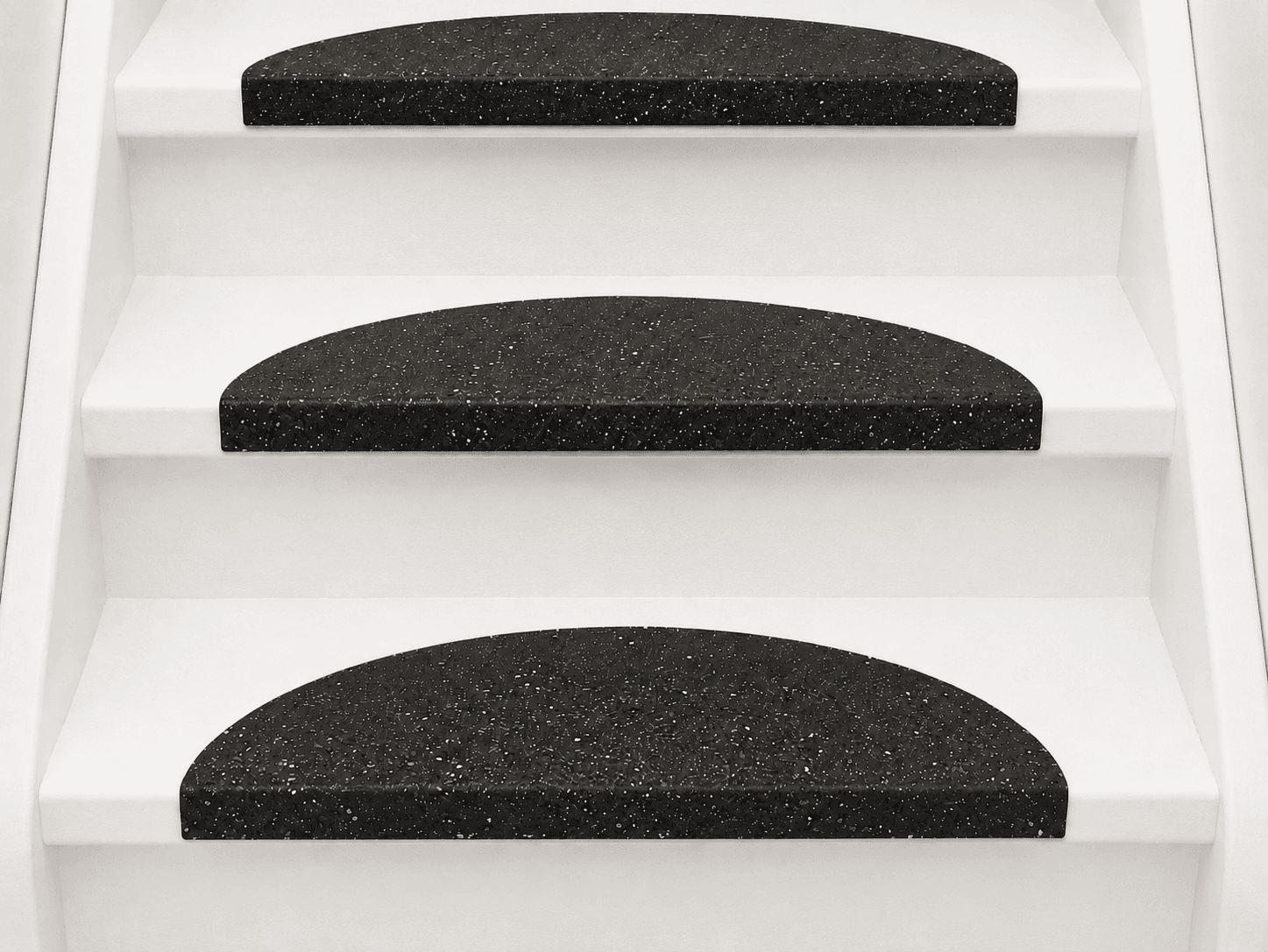 GripStep Half-Moon with Stair Nosing — half-moon anti-slip tread with stair nosing