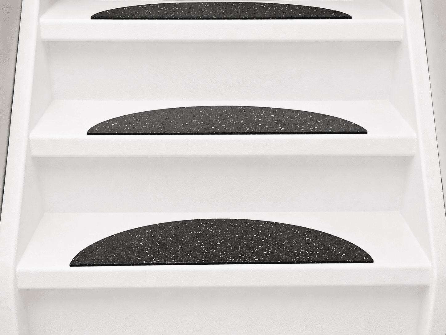 GripStep Half-Moon Flat — half-moon anti-slip tread without stair nosing