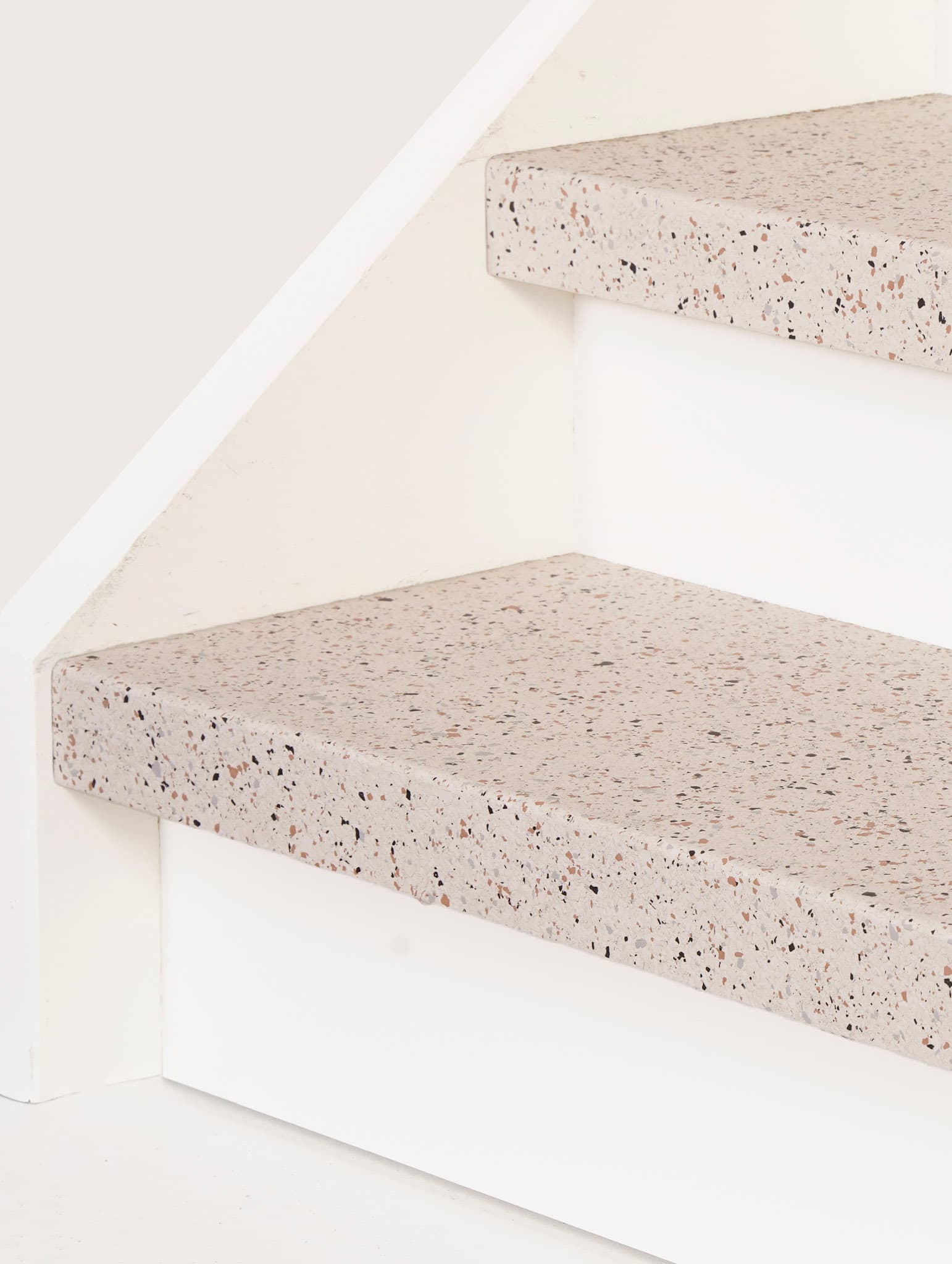 Omnistair EverStep Earth Harmony — Terrazzo overlay treads