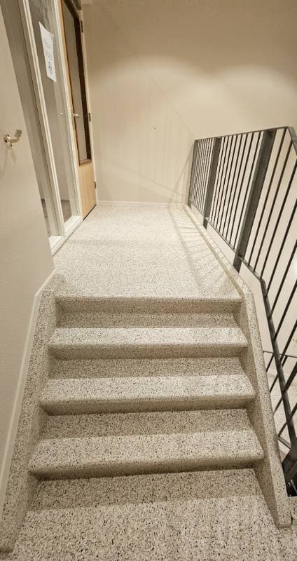 stair renovation with Active Stone terrazzo structuur in Utrecht